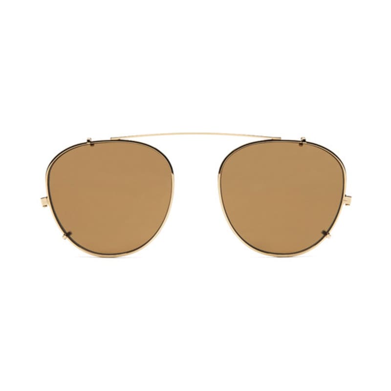 

ACCRUE MARCEL_CLIP_GD Gold Clip_brown lens