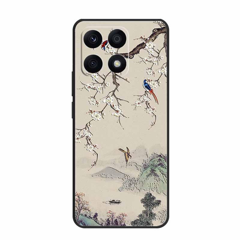 3D Case For Xiaomi 14T Pro Case Emboss Flower Black Silicone Soft Back Cover Coque For Xiaomi 14T Pro Case 14 T Pro 14TPro Funda