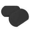 2pcs Wheelchair Calf Pad PU Leather Water Proof Black Abrasion Resistant Wheelchair Calf Rest Cushion for Manual Wheelchair