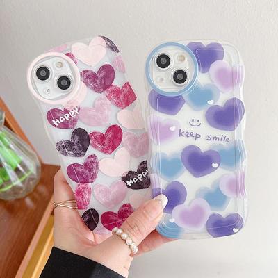 Θήκη τηλεφώνου Heart Soft για Realme C55 C53 C35 Reno 10 8T Samsung A54 A53 A52 A33 S23 Ultra Redmi Note 12 Pro Note 11 iPhone 15 Vivo Y27 Κάλυμμα προφυλακτήρα