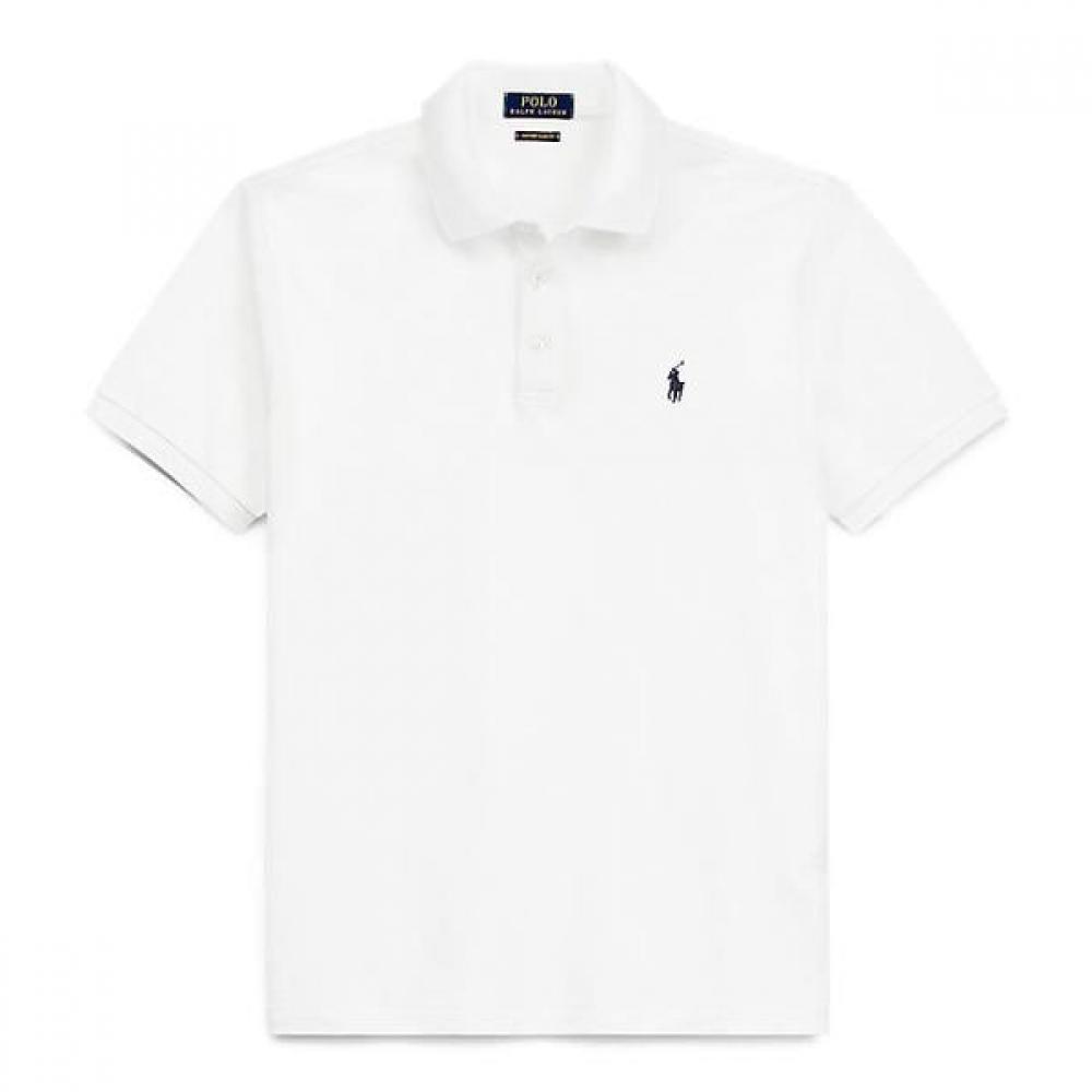 Polo Ralph Lauren Mens Custom Slim Fit Stretch Mesh Polo Shirts  Mnpokni1n810191e86 S