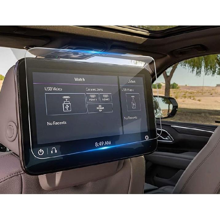 (2Pack) 2021-2024 2025 Yukon Screen Protector for GMC Yukon 12.6-inch Rear Touchscreen, 9H Tempered Glass 2023 2024 Yukon Denali/Denali Ultimate