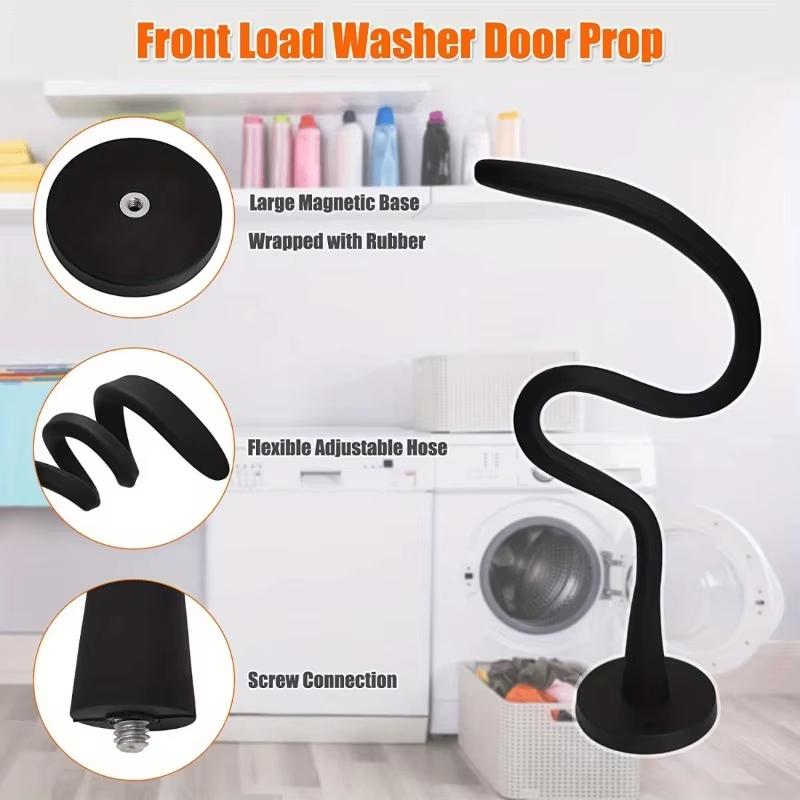 Front Washing Machine Door Strong Magnet Bracket Strong Magnetic Washing Machine Door Door Bracket Magnet Snake-Shaped Silicone