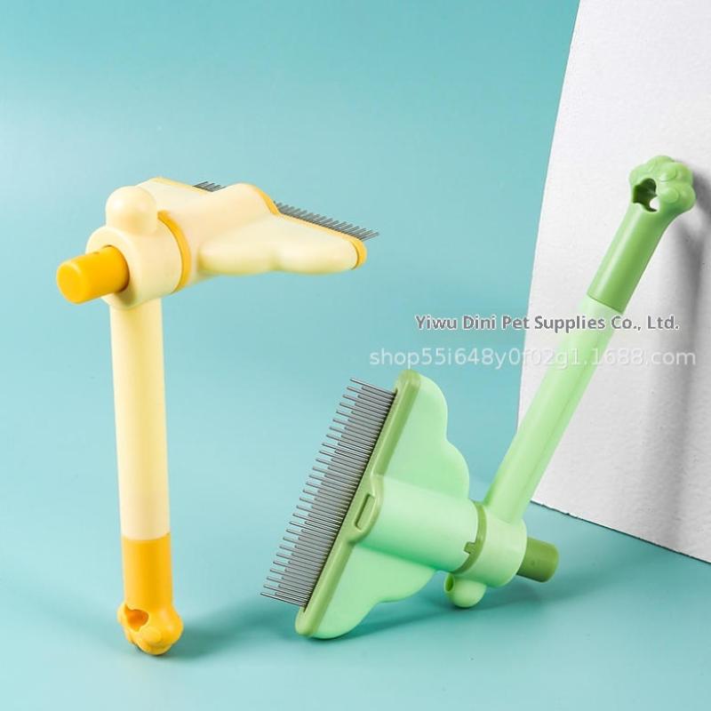Cat Dog Hair Grooming Rotating Pet Comb Pet Removes Matted Hairs Comb Pet Cleaning Bath Brush Pet Care And Deshedding Supplies