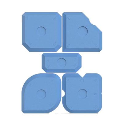 5-Piece Silicone Caulk and Grout Tool Set for Kitchen, Bathroom, Floors, and Windows