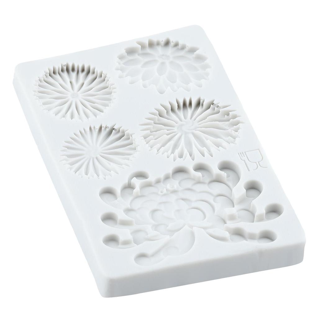 Chrysanthemum Flower Silicone Mold Daisy Flower Fondant Molds Cake Decorating Tools Theme Cake Dessert Decorated Chocolate Candy Mold