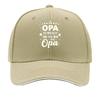 Gorra de esponja de impresión OPA tendencia de moda casual ligera transpirable cómoda tamaño ajustable unisex gorra de béisbol sándwich