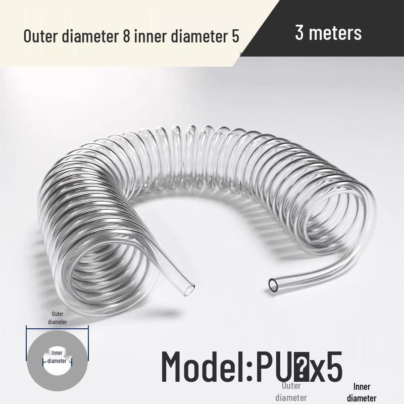 High-Pressure Retractable Air Hose with Quick Couplings