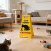 Cartelli di Attenzione Vomito Gatti Cartello di Avvertimento Vomito Gatti Cartello Mini Vomito Gatti Perfetto Scherzo Regalo per Amanti dei Gatti e Appassionati di Animali Domestici