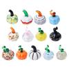 Hand Blown Glass Pumpkin Figurine Mini Halloween Thanksgiving Pumpkin Statue