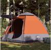 Vidaxl Family Cabin Tent 4-person Grey-orange