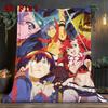 Gurren Lagann 2D Flat Pattern Flannel Blanket High Quality All Seasons Warmth and Comfort Perfect for Christmas Gifts.DMT0925108