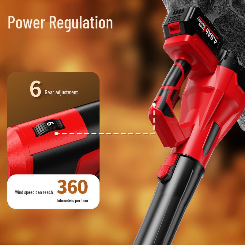 Portable Industrial Lithium Battery Hair Dryer & Dust Removal Blower, Large Air Volume