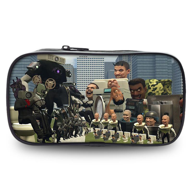 Durable Oxford Fabric Pencil Case For Kids And Students Featuring Fun Game Character Design