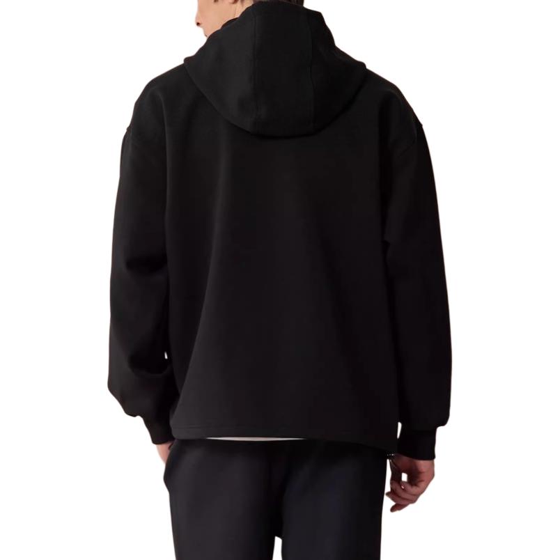 Converse Sweatshirts Men's Black Hooded Moderate Regular MCH604-023