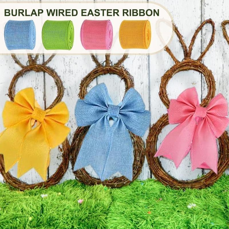 Colorful Wrapping Ribbon 5.46Yards 50mm Wide Colorful Ribbon for Bows Making