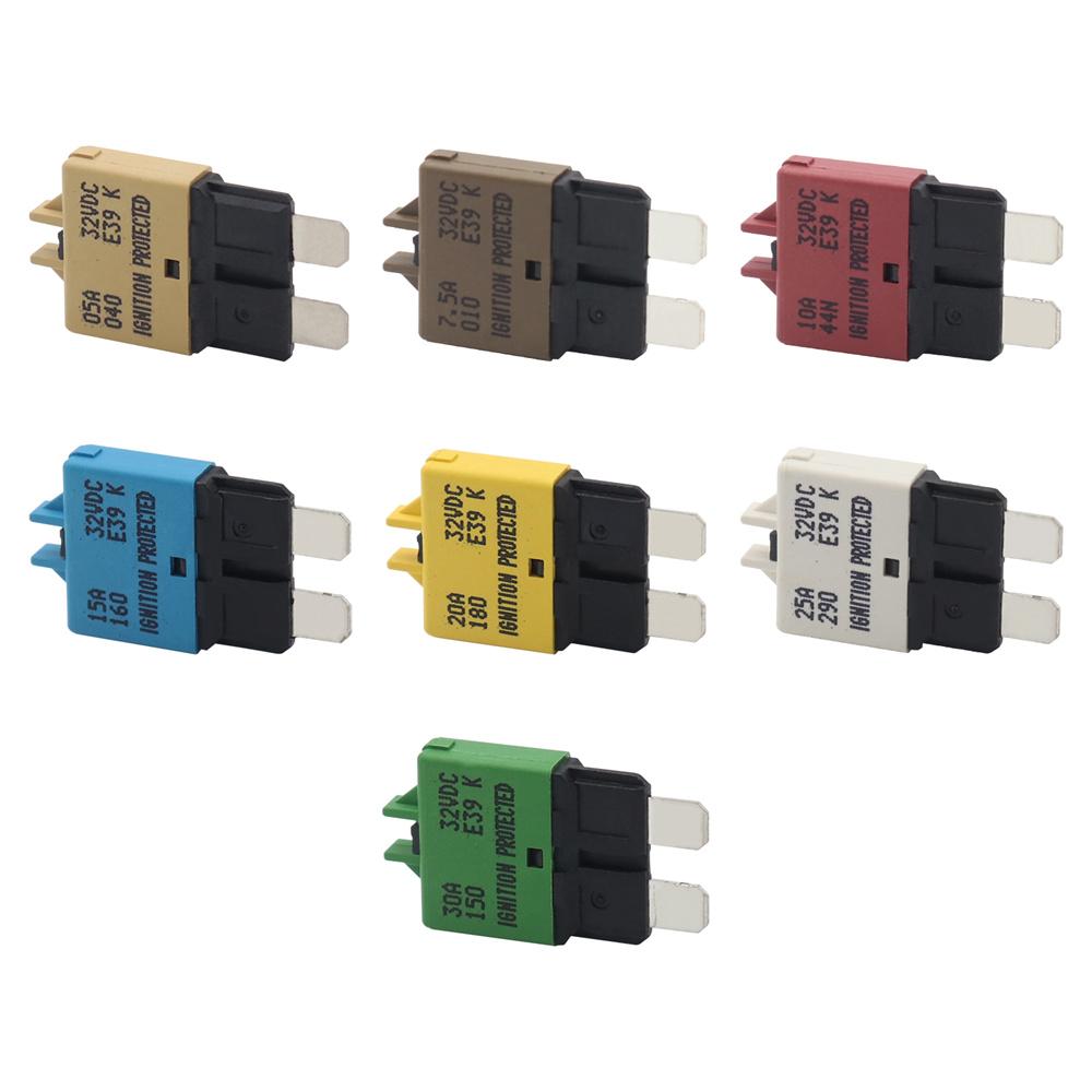 Manual Reset Fuses Blade Circuit Breaker with Fuse Holder For Car Boat Truck SUV