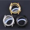 42mmskx007 Polished Case Gold Silver Sapphire Crystal Steel Case Suitable For Nh36nh35 Movement 28.5mm Dial Mods Waterproof 7