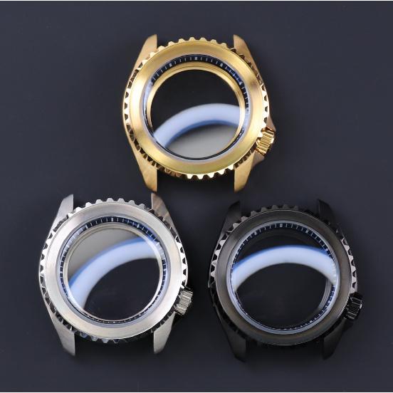42mmskx007 Polished Case Gold Silver Sapphire Crystal Steel Case Suitable For Nh36nh35 Movement 28.5mm Dial Mods Waterproof 7