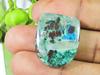 43Cts. Natural Chrysocolla Cabochon Loose Gemstone For Jewellery 22X26X07 MM SK-1037
