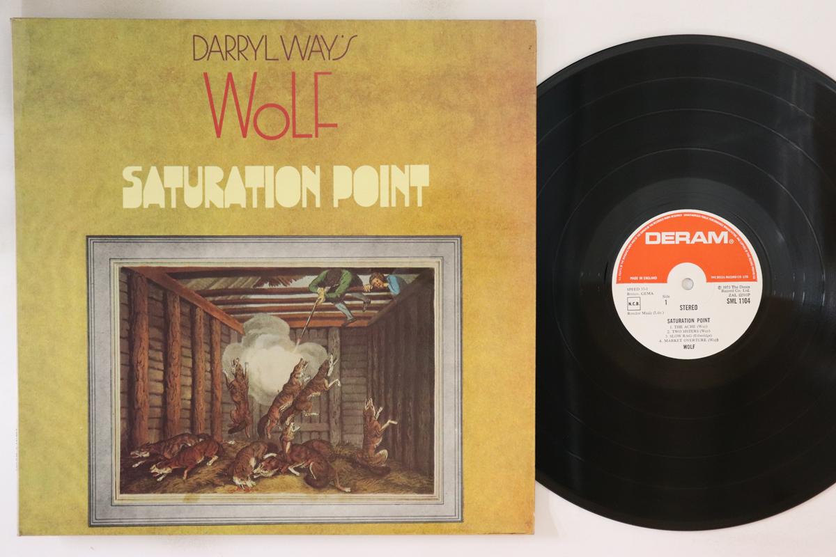 

LP Record DARRYL WAYS WOLF Saturation Point SML1104 DERAM 1973 UK Rock Used