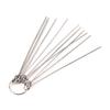 Stainless Steel Grinding Needle Slotting File Kit Guitar Bridge Saddle Nut Files Guitar Sanding Tool Easy To Use