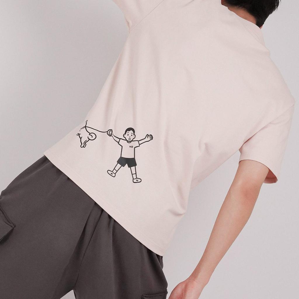 New Balance Noritake Collection T Shirt Unisex Pink AMT12348-RWR