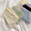 Women's Early Autumn Mid-Calf Seamless Slouch Socks - Japanese Combed Cotton, Solid Color, Postpartum-friendly
