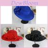 Elegant Womens Sun Hat With Flower Decor For Summer Outdoor Events
