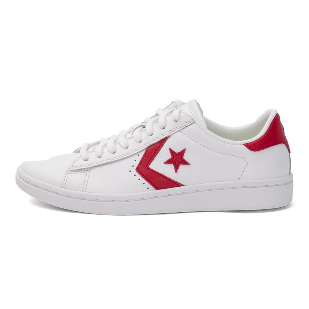 Converse Скользкие Устойчивые к истиранию Скользкие Устойчивые к истиранию Низкие Скейтбордические Кеды Женские Красный Белый 555933C 38