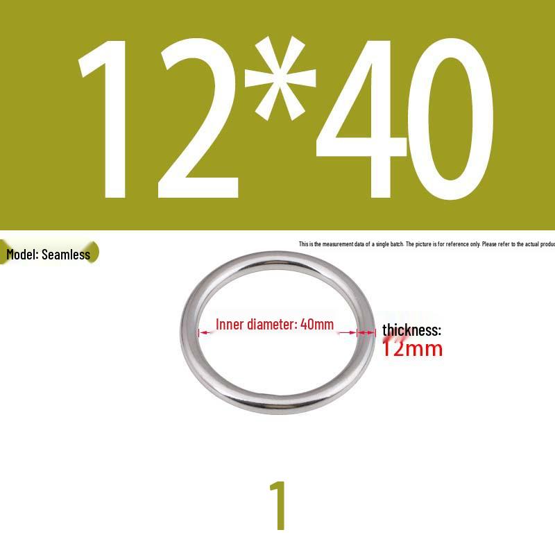 304 Stainless Steel Seamless O-Ring for Lifting and Hammock Yoga Connection