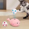 Cat Electric Toy Portable Floating Ball Cat Toys USB-powered Kitten Interactive Playing Ball Toys Cartoon Training Toy For Cat