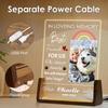 Personalized Pet Memorial Acrylic Night Light Custom Photo Name Engraved Sympathy Gift For Loss Of Pet Remembrance Decoration