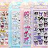 Kawaii Sanrio 3D Puffy Stickers Cute Anime Kuromi My Melody Cinnamoroll Bubble Sticker Decorative Luggage Laptop Decals Toy Gift