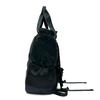 Mochila 2-em-1 Fredrick Packers 70D, Mochila/Bolsa de Fraldas de Nylon Ripstop Dobrável, Unissex, Preto