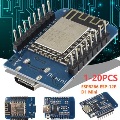 ESP8266 ESP-12F D1 Mini WIFI Development Board NodeMCU Lua Type-C D1 Mini NodeMcu Lua WIFI CH340 Development Board For Arduino