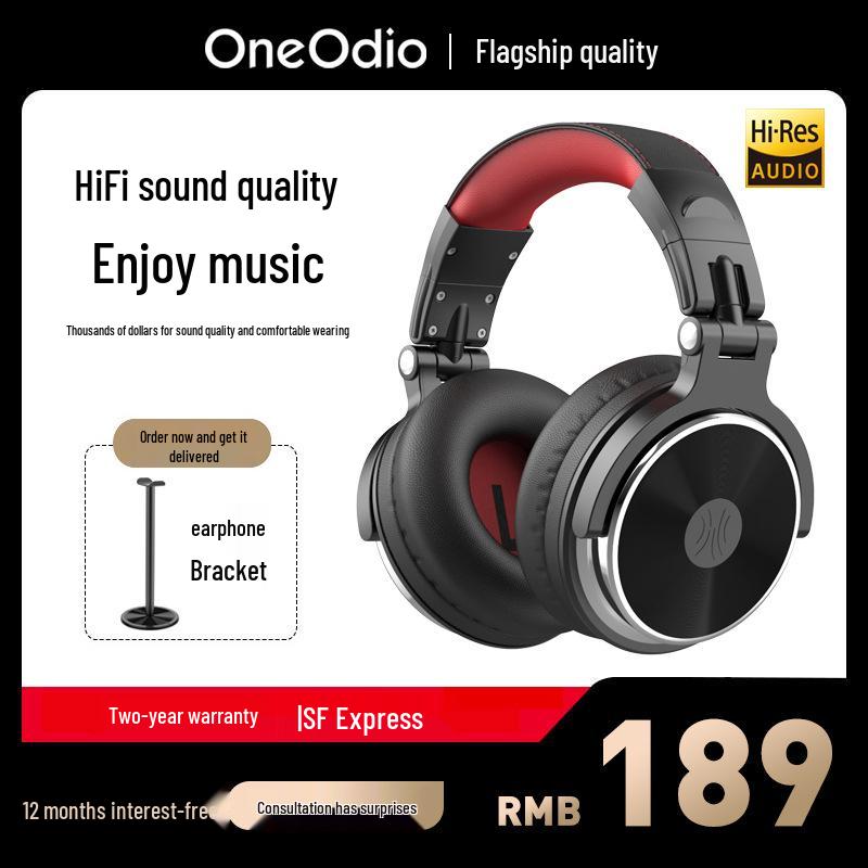 OneOdio Pro10 DJ Headphones: Hi-Fi Sound, Head-Mounted, Perfect for Music Monitoring, Electric Piano, and Sound Card Use.