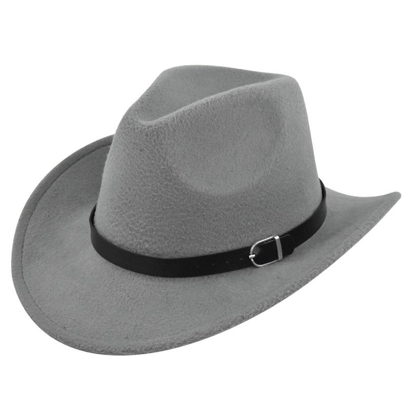 Cowboy Hats Fedora Hat For Men And Woman Winter And Autumn Felt Hat Jazz Hat