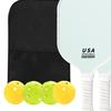 2Pcs Pickleball Paddles Racquets for Indoor Outdoor Use Patio Gym Style A