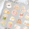 50 Cartoon Bread Mouse Doodle Stickers Decorate Guitar Notebook Suitcase DIY Waterproof Stickers