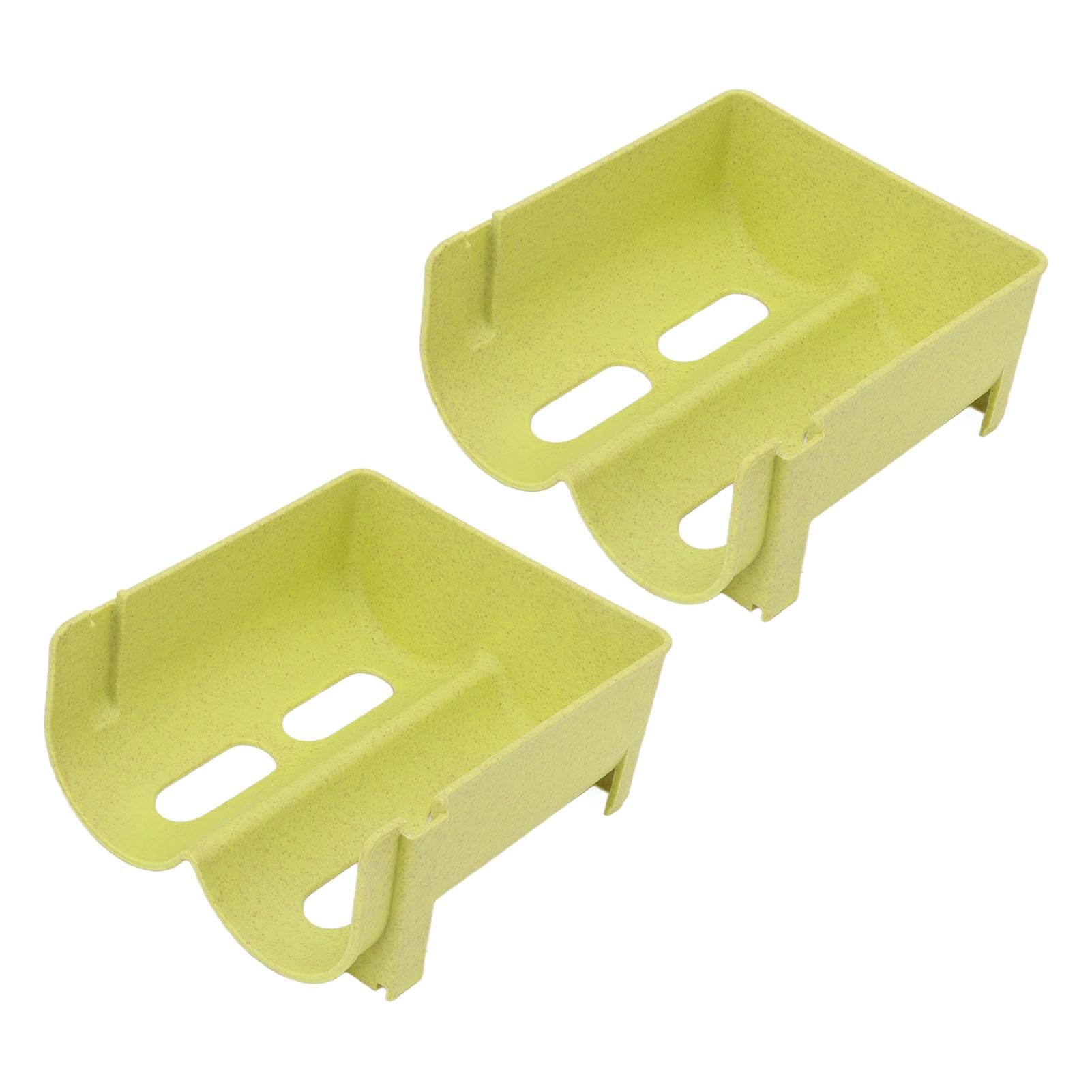 

Cabinet Wine Rack Stackable Drop Resistant Hollow Water Bottle Holder for Refrigerator Countertop Green 2pcs