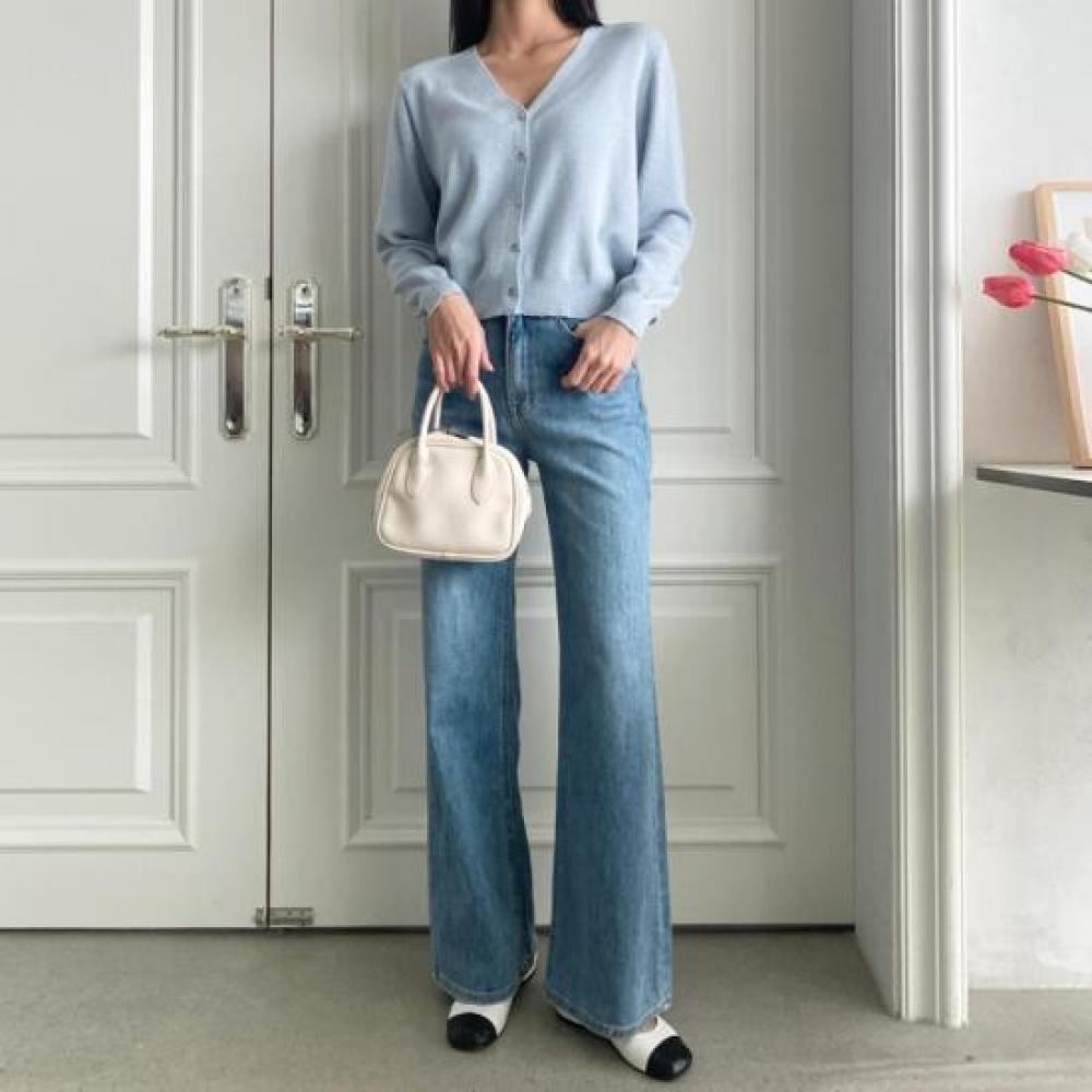 New ArriVals Open Run Women V Neck Basic Solid silVer Button Long sleeVe Cardig