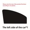 Car Sunshade Curtains - Universal Side Window Shades Foldable Magnetic for Front Rear Summer Protection