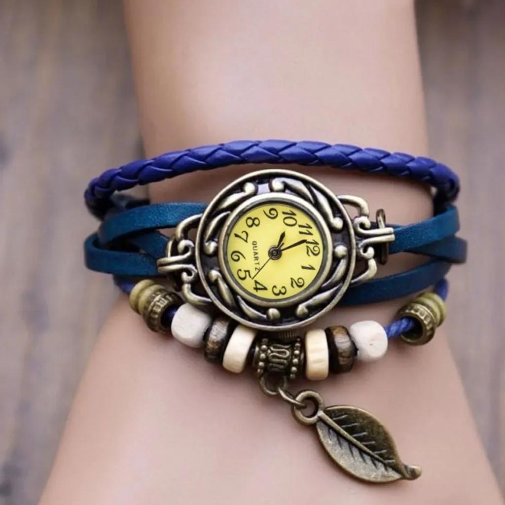 Elegantní módní dámské společenské hodinky Vintage náramkové hodinky pro ženy Pásek s malým ciferníkem Dámské Quartz hodinky Montre Femme