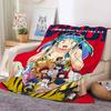 Cartoon Urusei Yatsura Blanket Soft and Skin Friendly For Couch Bed Napping Bedspread All Seasons Comforter