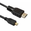 Кабель Micro HDMI - HDMI 1,8 м для камеры, ноутбука, проектора, HDMI 1.4 высокой четкости
