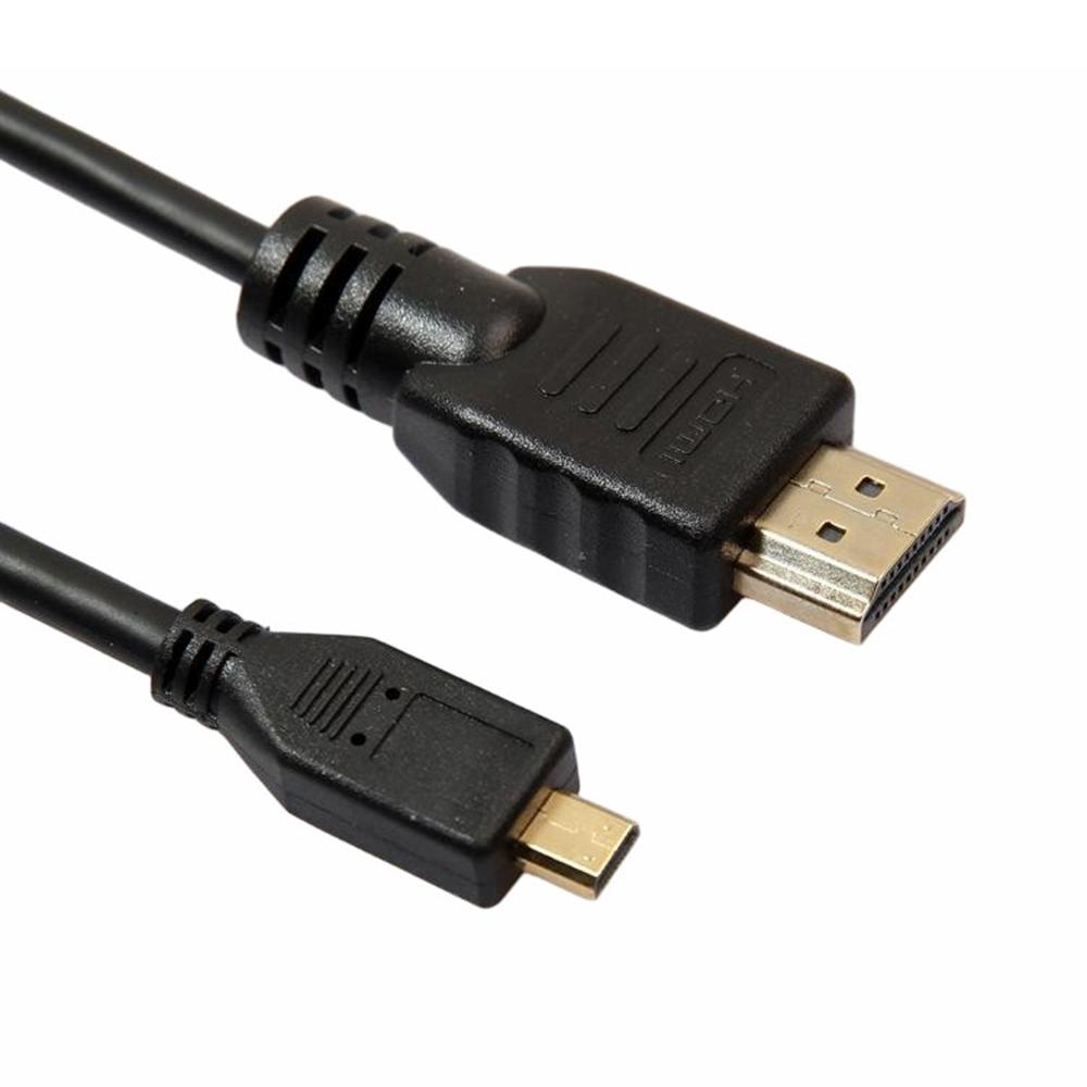 1.8m Micro HDMI To HDMI Cable for Camera Laptop Projector High Definition HDMI 1.4 Cord