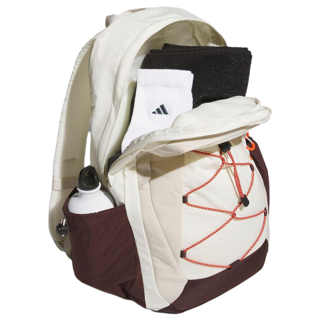 Adidas Recycling-Polyamid-Rucksack Regular Unisex Jade Weiß & Bauxitbraun & Dunkelgraubraun Adidas JW1652