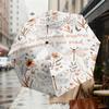 1pc Dragonflies Renewal Pattern Umbrella Design Automatic Opening and Closing Umbrella, High-quality Travel Umbrella,  c1128075