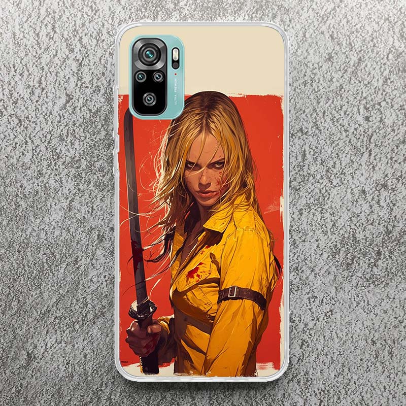 

Kill Bill Soft Case for Xiaomi Redmi Note 10 9 9S 8 Pro 7 9T 5 Phone Shell Mi 11T 12T 10T 12 11 Lite 6X A3 Cover Xiaomi Mi 8 Lite